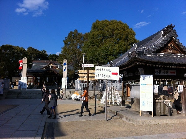 大石神社の境内の様子