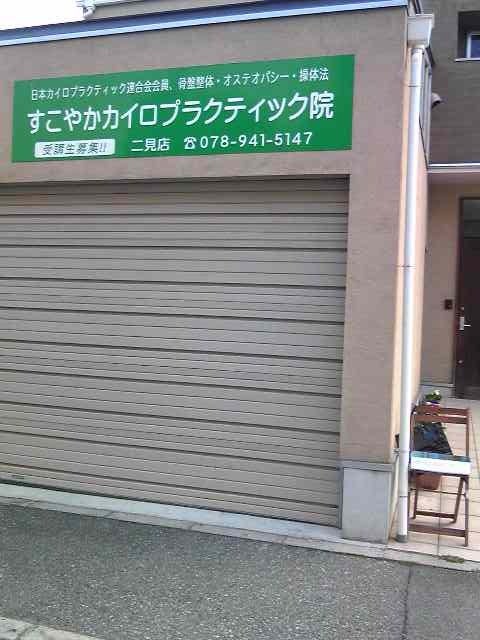 カミカミ大王の適当ブログ♪-すこやかカイロプラクティック院外観