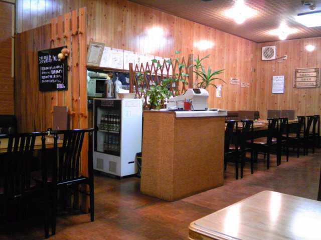 食事処ちゃりこの店内の様子