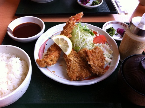 和食 樹家のヒレカツ＆エビフライ定食
