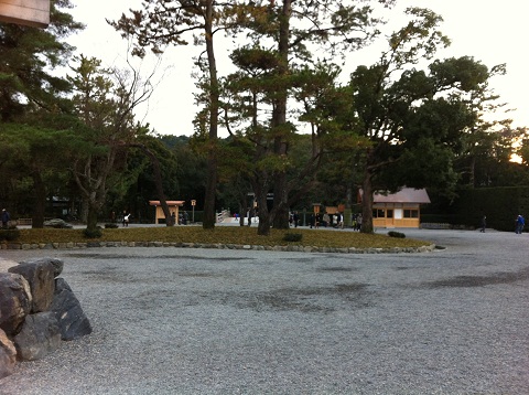 伊勢神宮 内宮の入口付近