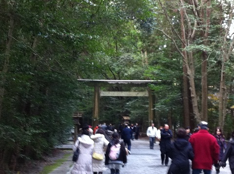 伊勢神宮 外宮の参道