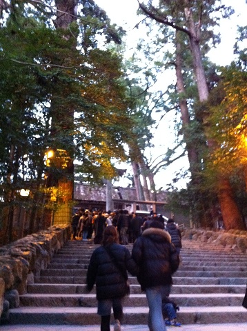 伊勢神宮 内宮の御正宮前